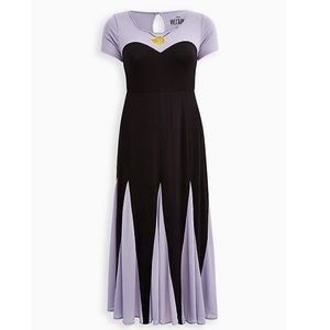 TORRID NWT LITTLE MERMAID - URSULA MAXI DRESS